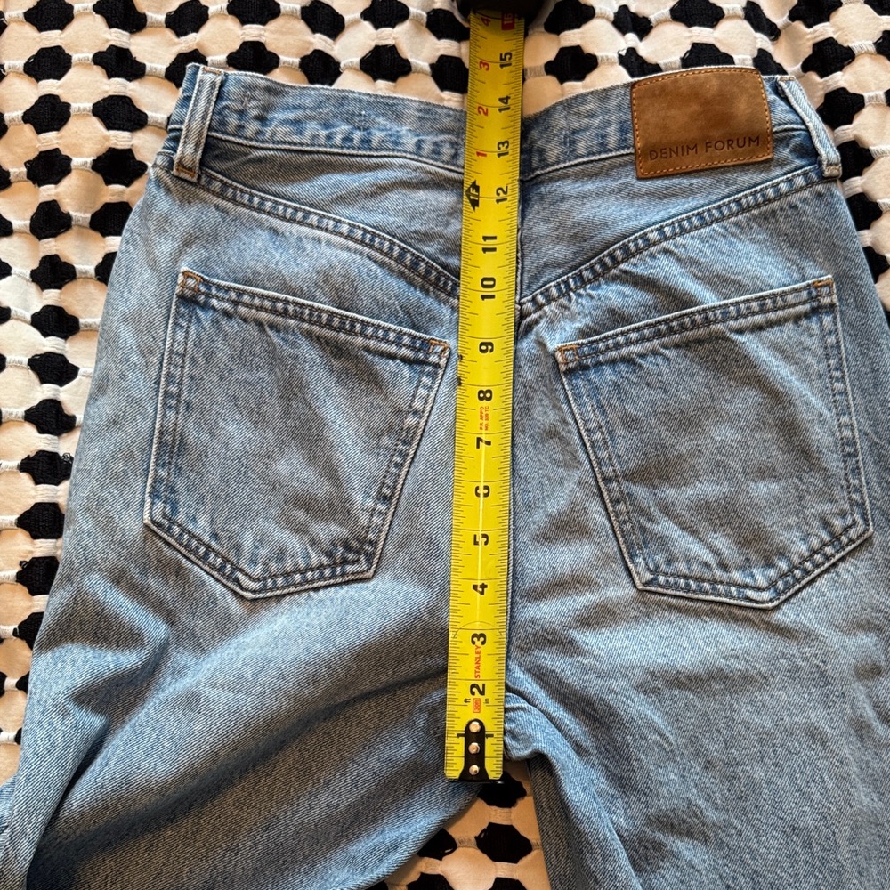 Denim Forum Joni High Rise Loose 29L inseam 28”| Aritzia | US 24 | 100%Cotton - Picture 13 of 16